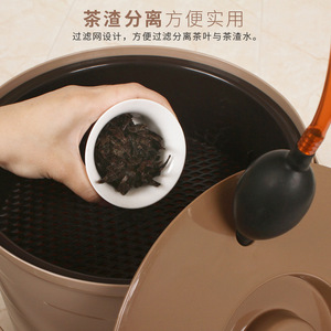 Tea Dregs <b>Bucket</b> 6-10L <b>With</b> <b>Lid</b> Tea Ceremony Accessories Household Plastic Small Tea <b>Bucket</b> - Product Image 4