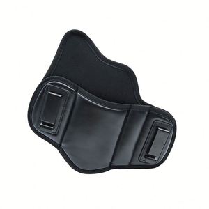 ซองปืนพกพาแบบ Pancake Holster IWB ทำจากหนังเทียม แบบสั่งทำพิเศษ ซองปืนพกพาอเนกประสงค์สีดำ พร้อมช่องใส่แม็กกาซีน - Product Image 3