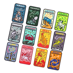 Nuovo ricamo segni zodiacali Applique ferro Girly su oroscopo patch per abbigliamento cappello - Product Image 1