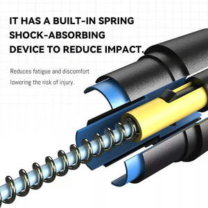 Bâton <span class=keywords><strong>de</strong></span> <span class=keywords><strong>ski</strong></span> <span class=keywords><strong>de</strong></span> randonnée pliable et réglable en aluminium 7075, léger et compact, avec poignée en EVA en 3 sections, idéal pour les voyages en plein air - Product Image 3