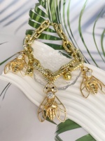 Collar Elegante Serie Insectos, Temática Natural, Multi-estilo, Diseño Especial, Joyería de Moda, Exquisito y Versátil para Fiestas y Uso Diario, Regalo Ideal