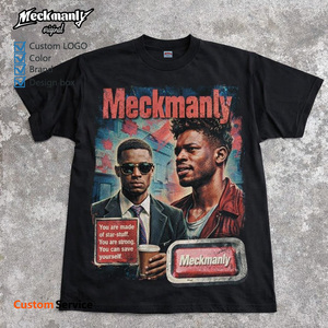 Meckmanly Men's Short Sleeve T-Shirt 100% Cotton O-Neck Printed Photo Design Regular Fit Casual Style - Product Image 1