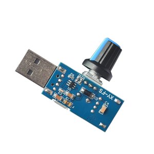 Régulateur de vitesse de ventilateur USB, régulateur de vitesse et de volume du vent, dissipation thermique, silencieux, multi-vitesses, bureau, dortoir, chevet, mini - Product Image 2