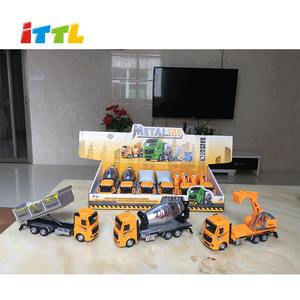 ITTL mayorista 1:38 Die Cast Metal hormigonera camión tirar hacia atrás coche <span class=keywords><strong>de</strong></span> juguete - Product Image 5
