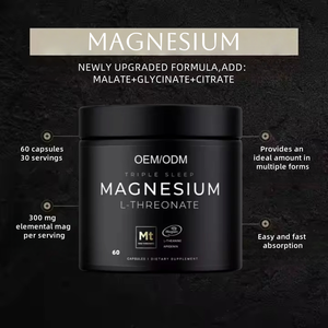 Suplemento de L-treonato de malato orotato y glicinato magnésico, suplemento personalizado de 400mg para la salud - Product Image 4