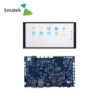 Panneau de commande intelligent PoE électrique 7 pouces pour maison connectée, Android pur RK3566, multifonction, encastrable, écran tactile métallique IPS, Wi-Fi