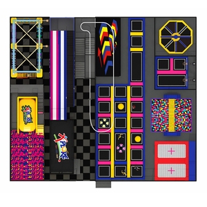 Bạt Lò Xo Trong Nhà Sân Chơi Thương Mại Tùy Chỉnh Bán Sỉ Bạt Lò Xo Trong Nhà - Product Image 4