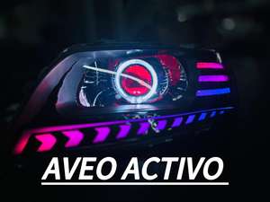 Nuevas Luces LED DRL <span class=keywords><strong>de</strong></span> 12V Personalizadas para <span class=keywords><strong>Chevy</strong></span> AVEO 5D, Luces <span class=keywords><strong>de</strong></span> Circulación Diurna con <span class=keywords><strong>Ojo</strong></span> <span class=keywords><strong>de</strong></span> Ángel, Marca Guangdong Factory, Animación WRGB - Product Image 2