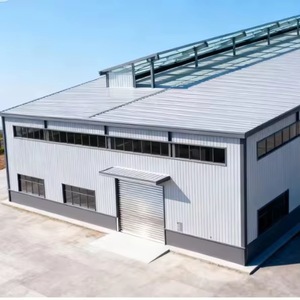 Estructura de Acero Ligero Prefabricada de Bajo Costo, Soldadura, Corte y Doblado para Sistemas de Construcción de Almacenes Prefabricados Ecológicos - Product Image 1