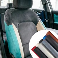 FYL Tela de Microfibra de Gamuza Autoadhesiva para Interiores de Automóviles, Revestimiento de Terciopelo para Interiores de Automóviles, Película Decorativa de Alta Suavidad, Revestimiento de Gamuza Sintética para Automóviles