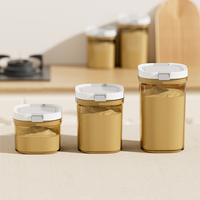 WANUO Contenedor Hermético para Almacenamiento de Fórmula de 800ml/1300ml/1800ml, Contenedor de Leche en Polvo Libre de BPA con Cuchara