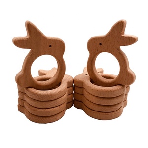 Personnalisé Lapin Naturel Hêtre Bois <span class=keywords><strong>Anneau</strong></span> <span class=keywords><strong>De</strong></span> <span class=keywords><strong>Dentition</strong></span> Pour Bébé <span class=keywords><strong>De</strong></span> <span class=keywords><strong>Dentition</strong></span> - Product Image 3