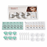 Kit de soin du visage 3 en 1 CO2, oxygénation à bulles, pods Glowskin, éclaircissement de la peau, détox, glamour, rajeunissement de la peau