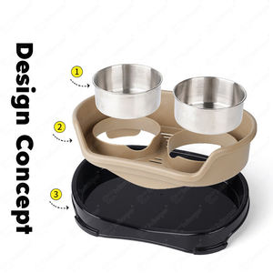 Toptan paslanmaz çelik yavaş besleyici ve kaymaz tabanı ile köpekler ve kediler için 1 Pet çanak içinde su kasesi 6.5cm 2 - Product Image 3