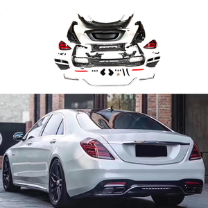 ชุดแต่ง S CLASS W221 อัพเกรดเป็น W222 สไตล์ S63 ประกอบด้วยไฟหน้า กันชน กระจังหน้า ท่อไอเสีย สำหรับปี 2006-2013 รุ่น S400 S350 <span class=keywords><strong>S200</strong></span> W221 รุ่นปรับโฉม - Product Image 1