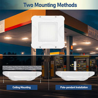 Lámpara LED para Exteriores Resistente a la Lluvia, 200W 150W, para Gasolineras, Iluminación de Techo, Caminos Cubiertos, Proveedor de Lámparas