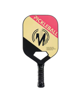 Raquette de pickleball durable en fibre de carbone 3K monocoque pressée à chaud avec noyau en nid d'abeille de 16 mm pour la compétition et l'entraînement/divertissement