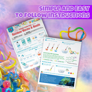 Modèle 3D créatif Vers arc-en-ciel et perles Magie de l'eau Elfe aquatique Fée aquatique Kit scientifique DIY pour enfants de 8 à 14 ans Jeu de fête - Product Image 6