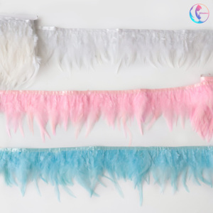 4-6 Inch Sang Trọng Nhuộm Dậu Lông Trim Fringe Trang Trí Cho Bóng Áo Đồ Nội Thất Nhà Drama Trang Phục Và Hat Cạnh - Product Image 3