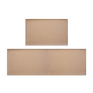 Tapis de cuisine rectangulaire à motif géométrique, antidérapant, absorbant, lavable pour le sol de la cuisine - Product Image 3