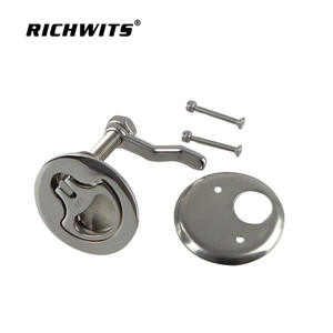 Stainless Steel Deck <b>Box</b> <b>Lock</b> with Marine Handle and Floor <b>Lock</b> Includes Back Cover <b>Lock</b> Body for Boats and Marine Hardware - Product Image 5