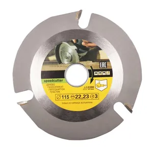 4 1/2 Wood Carving Disc for Angle Grinder - Circular Saw Blade for Cutting Sculpting & Shaping - 7/8" Arbor - 115mm 125mm