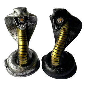 Cobra Night <b>Light</b> Resin <b>USB</b> <b>LED</b> Desk Lamp Warm White Tap Control Animal Shape Decorative Ornament for Halloween Party - Product Image 5