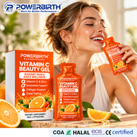 POWERBIRTH Gummies Nutritionnels Portables à Faible Teneur en Sucre pour la Récupération, Supplément de Vitamine C en Gel Avancé et Fonctionnel de Qualité Supérieure, Vente en Gros