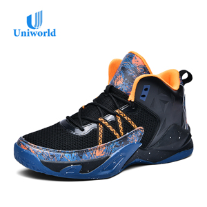 Uniworld-zapatillas de deporte de corte alto para hombre, zapatos deportivos de primera clase, transpirables, informales, personalizados, de fábrica de Vietnam, venta al por mayor - Product Image 4