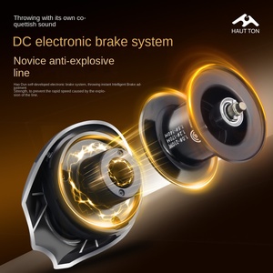 Hao Dun <span class=keywords><strong>รอก</strong></span>ปั่นโลหะ <span class=keywords><strong>DC</strong></span> ความเร็วสูง7.2 1อัตราทดเกียร์0.35กก. น้ำหนักเบากันระเบิดได้<span class=keywords><strong>เบ</strong></span>รคอิเล็ก<span class=keywords><strong>ท</strong></span>รอนิกส์ตกปลาระยะไกล - Product Image 2