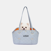 Sac de transport pour petits animaux de compagnie, imperméable, confortable, en cuir souple, pour chat et chien