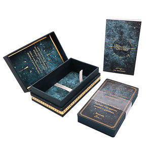 Mazzo di Carte dei <span class=keywords><strong>Tarocchi</strong></span> Personalizzato OEM su Richiesta, 78 Carte da Gioco in Carta Artistica con Logo Stampato, Produttore di Carte dei <span class=keywords><strong>Tarocchi</strong></span> - Product Image 1