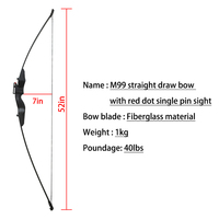 Arc à poulies M99 avec viseur point rouge, flèches de chasse et de tir à l'arc en fibre de verre