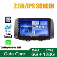 Untuk HYUNDAI ENCINO KONA 2017-2019 Perangkat 10 Inci Double 2 Din Octa-Core Quad Stereo Mobil GPS Navigasi Radio Mobil Android
