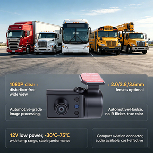 Cámara de Seguridad Vehicular AHD 720P <span class=keywords><strong>con</strong></span> Micrófono Integrado, Visión Nocturna Starlight de 0.01 lux, Cámara Interior Compacta Tipo Domo para <span class=keywords><strong>Uber</strong></span> y Lyft - Product Image 4