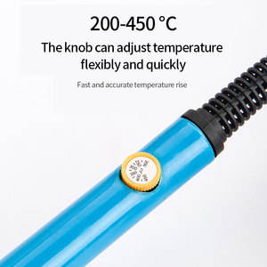 Stylo de fer à <span class=keywords><strong>souder</strong></span> 110V 220V Kit de fer à <span class=keywords><strong>souder</strong></span> électrique à température réglable avec tête de fer à <span class=keywords><strong>souder</strong></span> remplaçable - Product Image 3