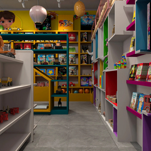 Custom Pop Toy Store Display Furniture Blind Box <b>Shelf</b> Collectible Showcase Retail Fixture One-stop Shopfitting - Product Image 4