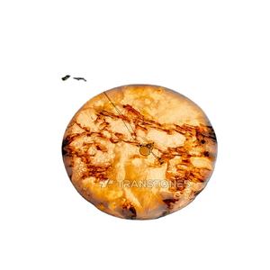 Hoja de alabastro translúcida Respaldo LED Control táctil Lumistone Pared y barra Piedra de mármol Decoración interior de lujo - Product Image 1