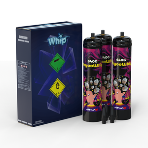 Nouveau design KryooWhip 640G – Outils à dessert pour crème fouettée, gaz CO2 pour crème, cylindre de gaz OEM - Product Image 3