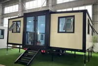 Rumah Kontainer Portabel yang Dapat Diperluas, Tata Letak Kustom, Mudah Dibongkar, untuk Akomodasi di Lokasi