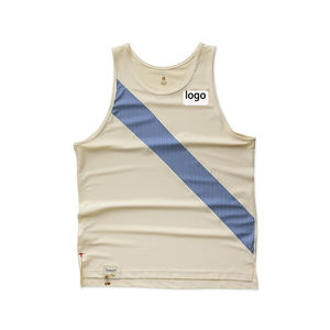 เสื้อกล้ามวิ่งมาราธอนผู้ชาย ปรับแต่งโลโก้ได้ ระบายอากาศดี รุ่นคลาสสิคสำหรับฤดูร้อน คุณภาพสูง - Product Image 4