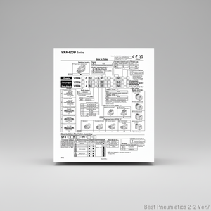 Vanne de commande VFR4200-5FZ d'électrovanne pneumatique SMC - Product Image 1