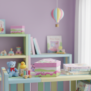 Forma di diamante su misura di carta carillon anello per gioielli giocattolo scatola per canzoni - Product Image 6