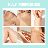 Huile pour le corps à la crème glacée à la vanille parfum longue durée peau lisse d'amande huile corporelle pure éclaircissante et nourrissante pour les soins de la peau