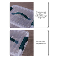 Boîte de rangement alimentaire en plastique transparente pour réfrigérateur, hermétique, pour la cuisine, vente en gros