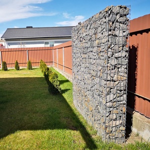Mur galvanisé de panier de Gabion Boîte en pierre de mur de jardin de Gabion pour la maison - Product Image 2
