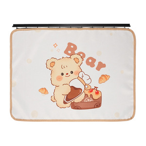 Pare-soleil de voiture Puff Bear pour fenêtre arrière, tissu en coton rétractable pour enfants et bébés, ajustement universel - Product Image 5