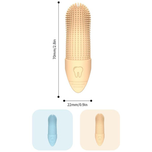 New Arrival 360 Degrees <b>Pet</b> Silicone Finger Toothbrush for Dog Cat <b>Brushing</b> Teeth <b>Pet</b> Teeth Cleaning Supplies - Product Image 4