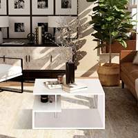 Ensemble table basse et meuble TV en bois moderne - Meubles de salon durables et écologiques