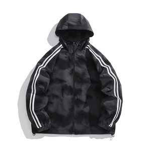 Veste matelassée en coton pour sports d'hiver avec logo personnalisé, pour homme et femme, chaude, coupe-vent, doublée de velours. - Product Image 4